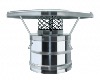 Terminal Chapeau chinois grille anti-oiseau Tubest double paroi DW25 Ø80/130 ref 452520B080