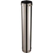 Elément droit simple paroi INOX POUJOULAT 100 cm CONDENSOR ED 1000-250 CD Ref. 44250005