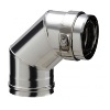 Coude 90° PGI EC90 Ø100/150 Inox POUJOULAT Réf. 37100441