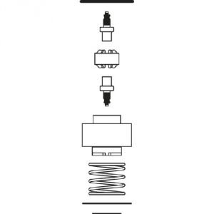 Kit de renovation thermostatique pour DELABIE PREMIX 33x42 et 40x49 Ref 753704