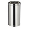 Element droit EFFICIENCE ED 450I 150TP3E , 45 cm Ø150 Inox  triple paroi POUJOULAT Réf 30150004