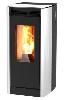 Poêle à granulés Ambria 2 blanc 6kW - JOLLY MEC