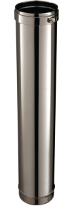 Elément droit 1000 soudé Inox Tubaginox ED 1000-80 SL, Poujoulat Ø 80 ref 36080005