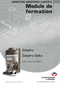 CALYDRA, CALYDRA DELTA - Manuel de formation 