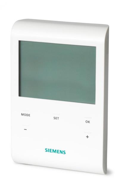 Thermostat d'ambiance programmable SIEMENS RDE100.1