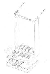Dosseret 1er monte FERROLI Econcept Tech 25 ref. 046016O0
