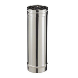 Element droit PGI ED 450 45cm Ø100/150 Inox POUJOULAT Réf. 37100404