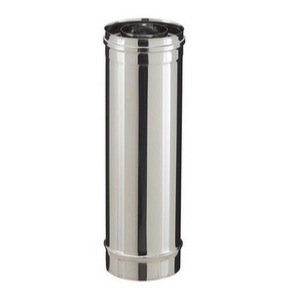 Element droit PGI ED 450 Ø80/130 Inox  POUJOULAT Réf. 37080704