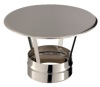 Chapeau pare-pluie INOX simple diam 150 Condensor CD POUJOULAT Ref. 45150178