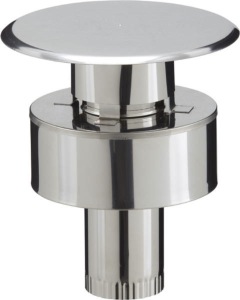 Chapeau Terminal vertical CTIV Ø80/130 Inox POUJOULAT PGI Réf. 37080454