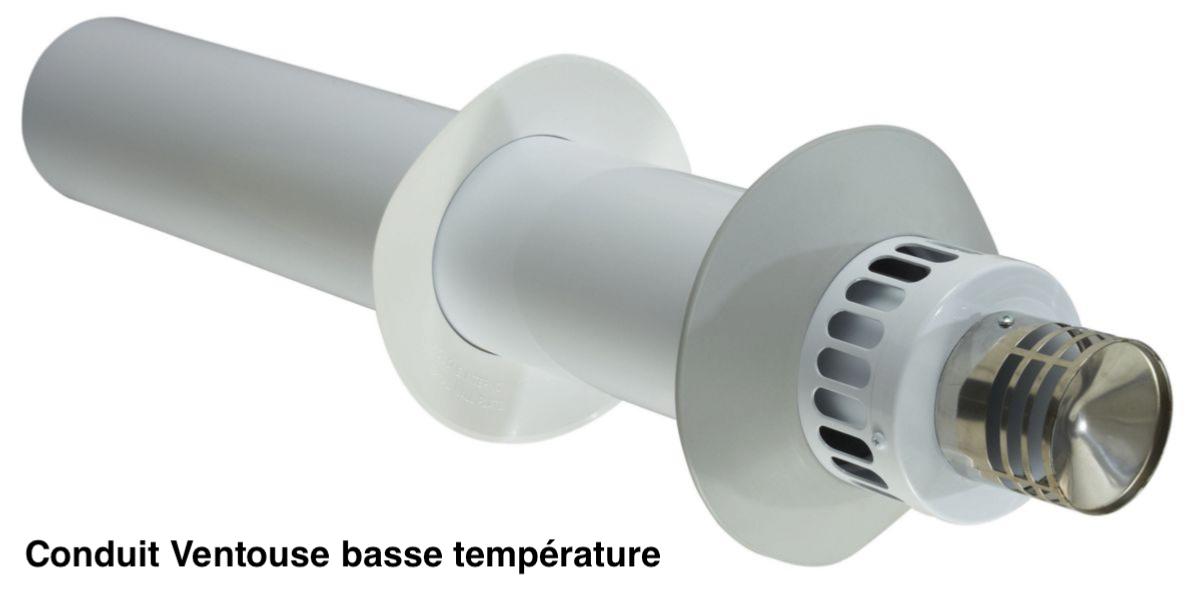 Conduit ventouse chaudière basse température