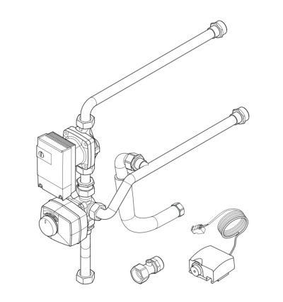 kit 2 circuits Alfea Extensa Duo 074011 ATLANTIC 